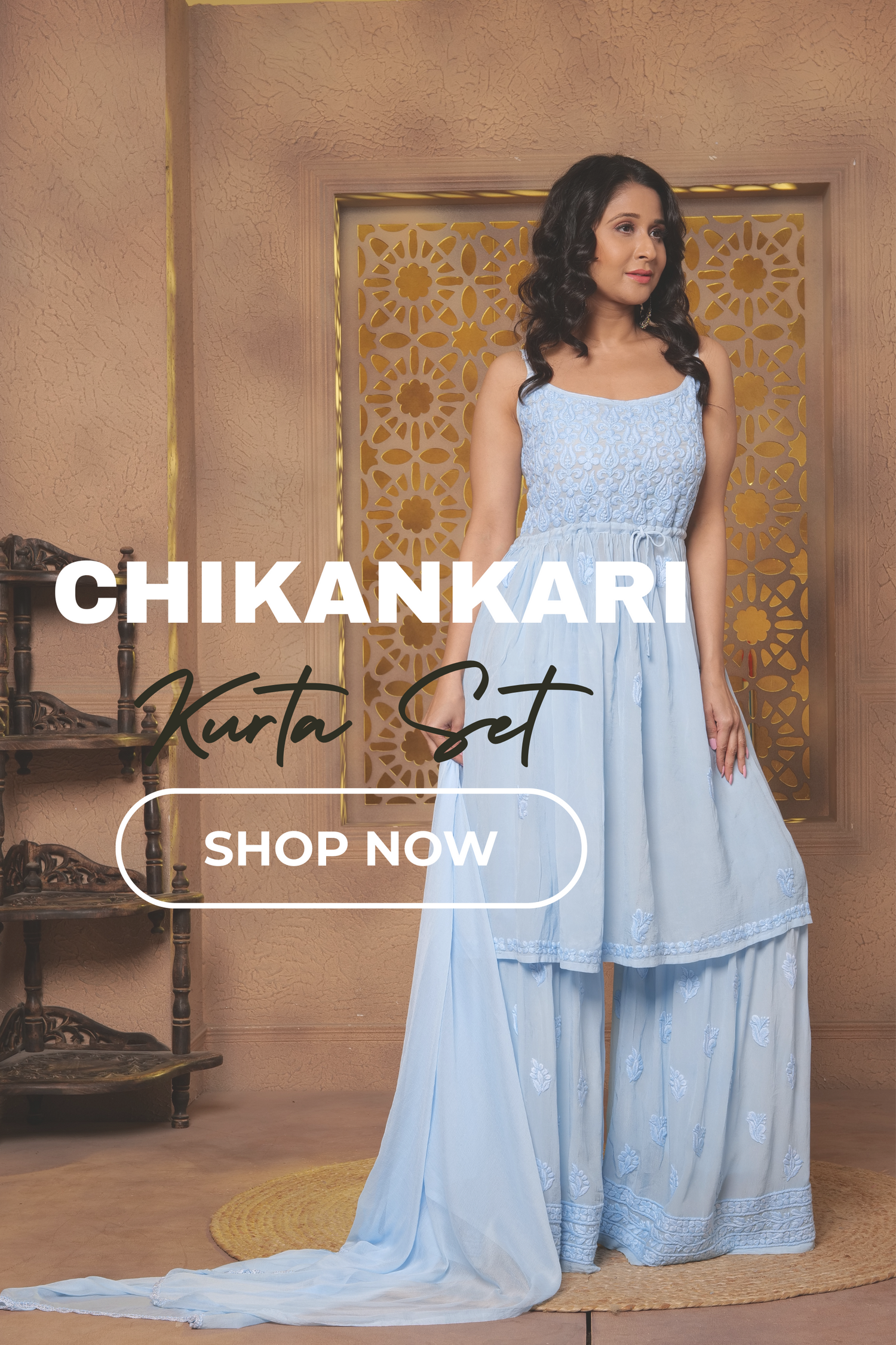Chikankari Kurta Set