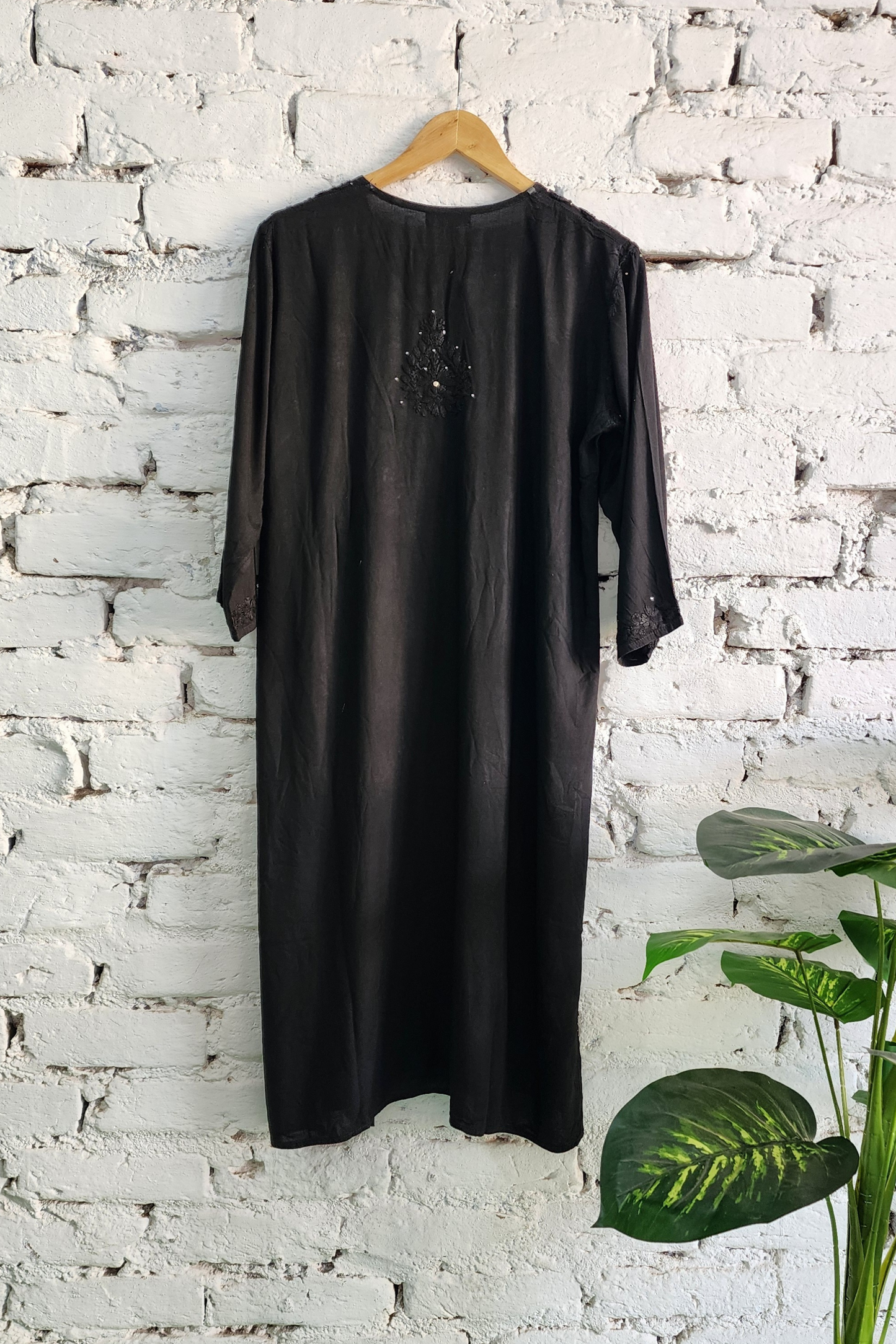 Chikankari Kurta Palazzo Set with Dupatta Cotton