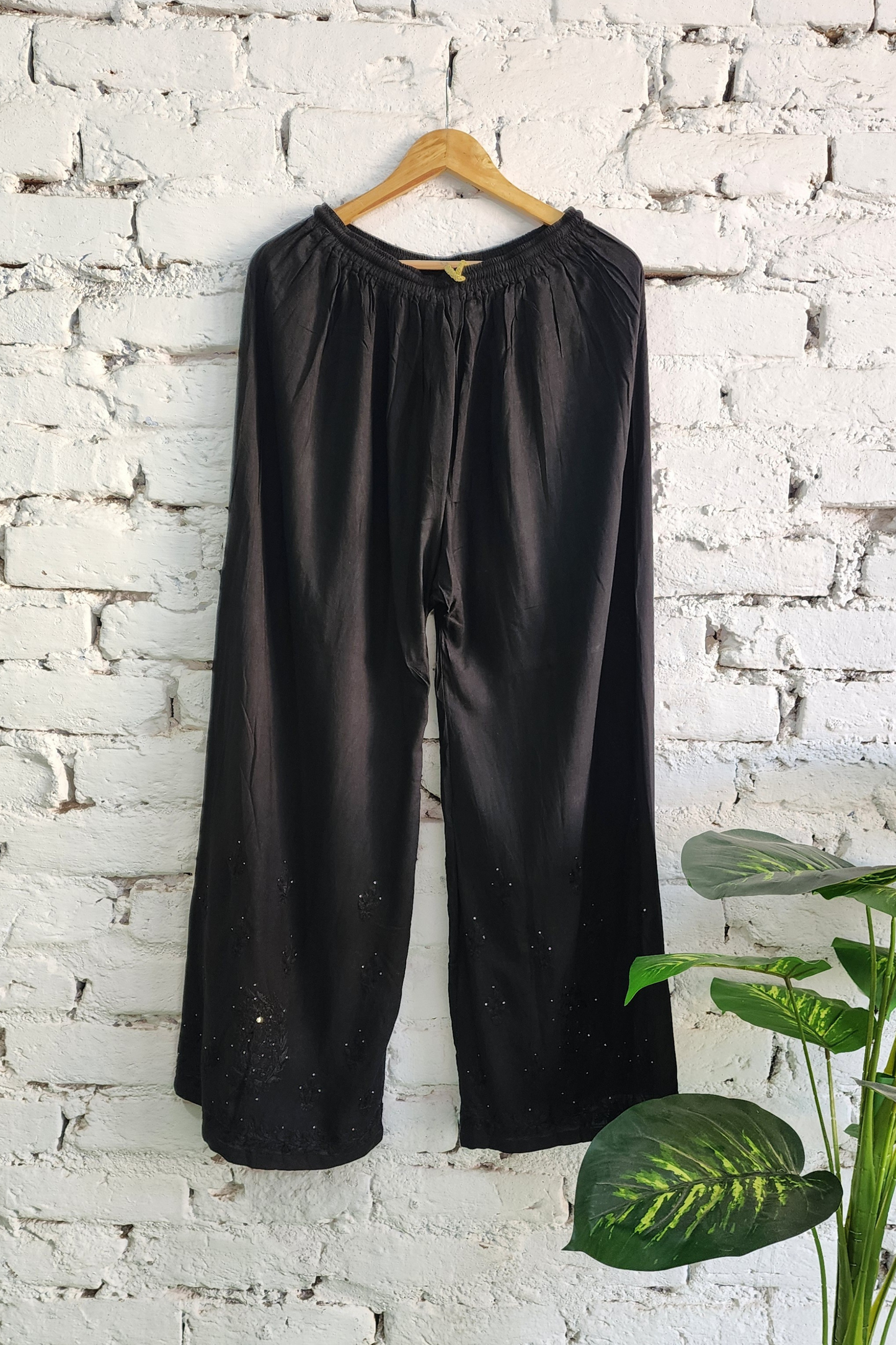 Chikankari Kurta Palazzo Set with Dupatta Cotton