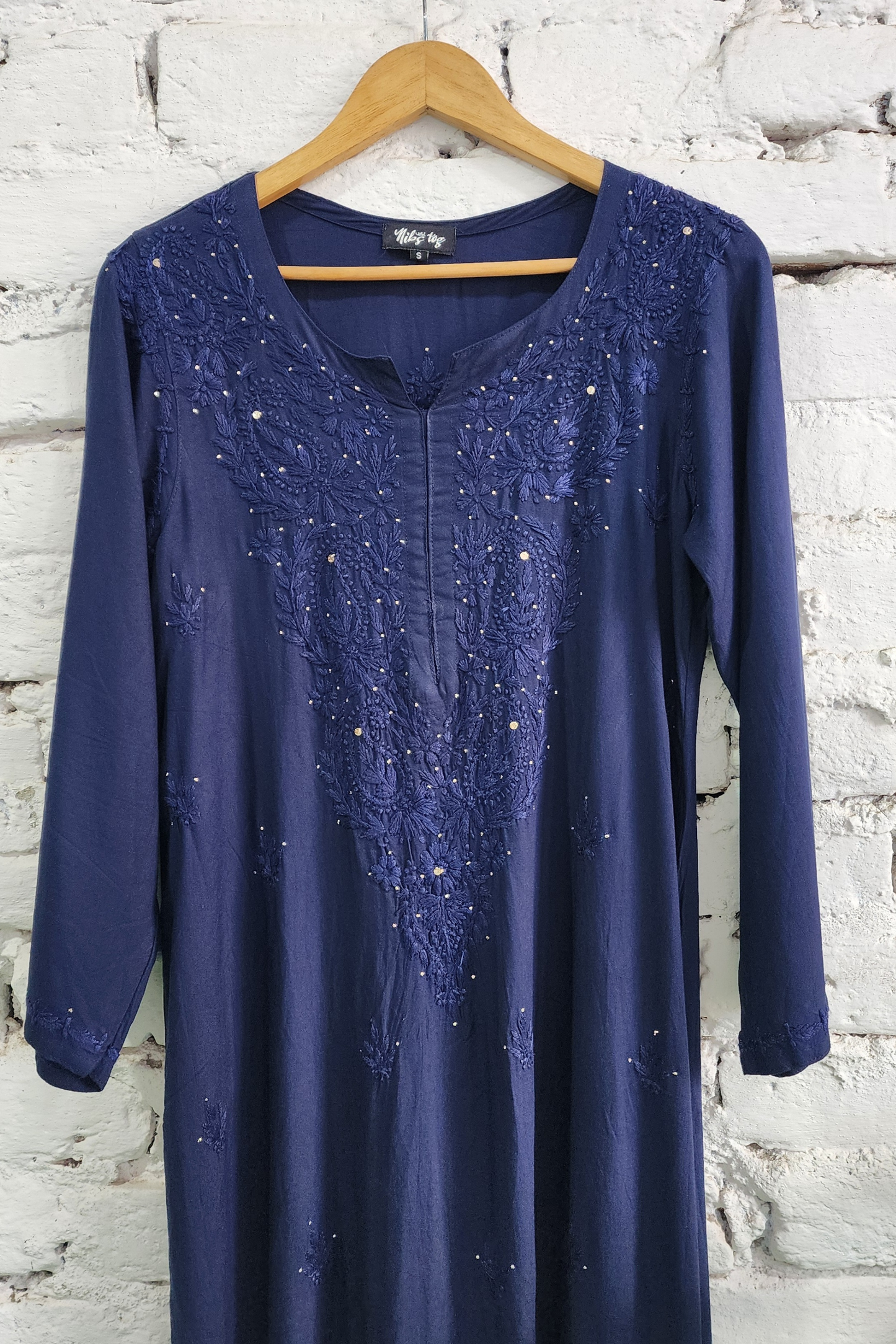 Chikankari Kurta Palazzo Set with Dupatta Cotton