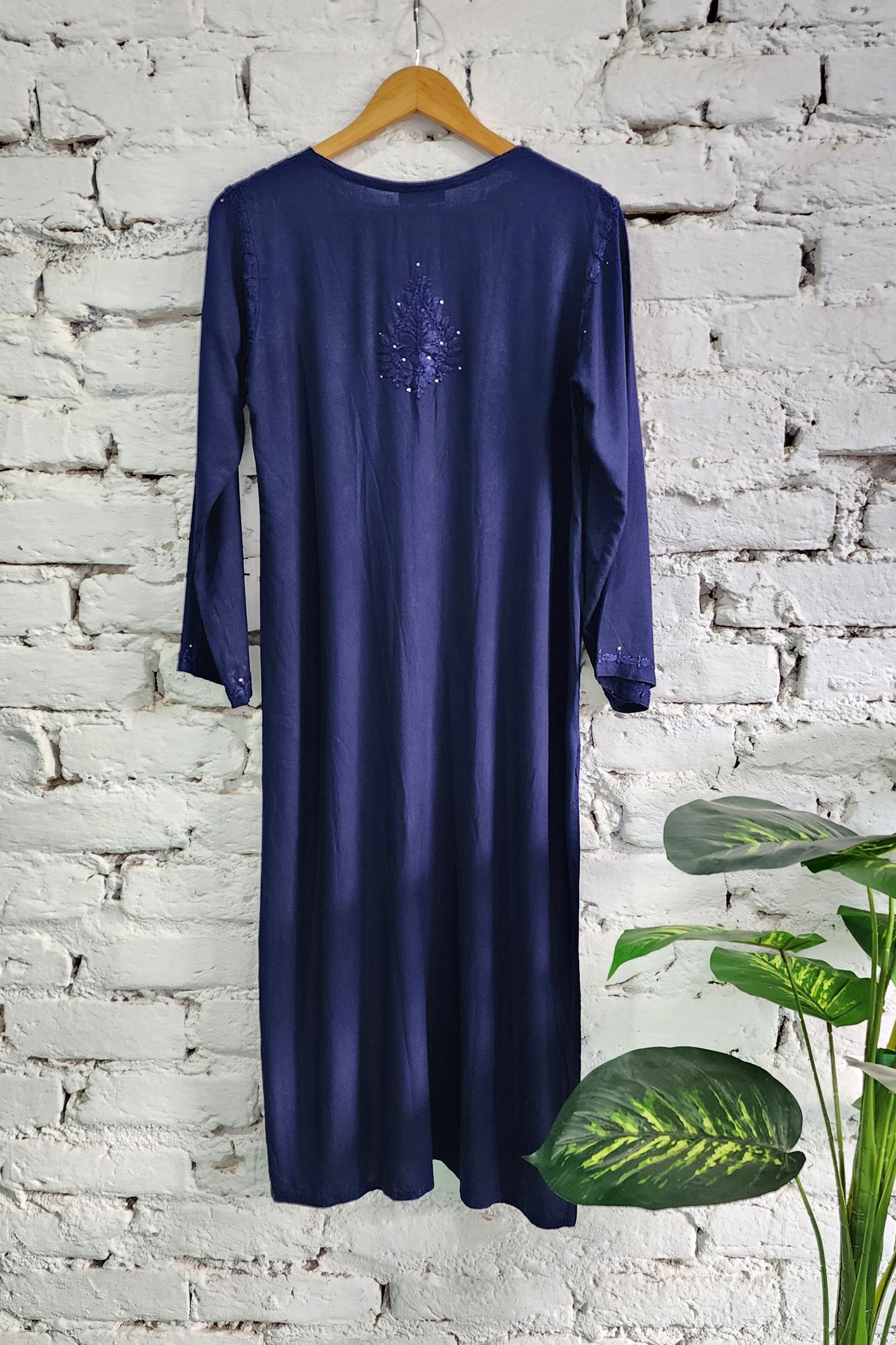 Chikankari Kurta Palazzo Set with Dupatta Cotton