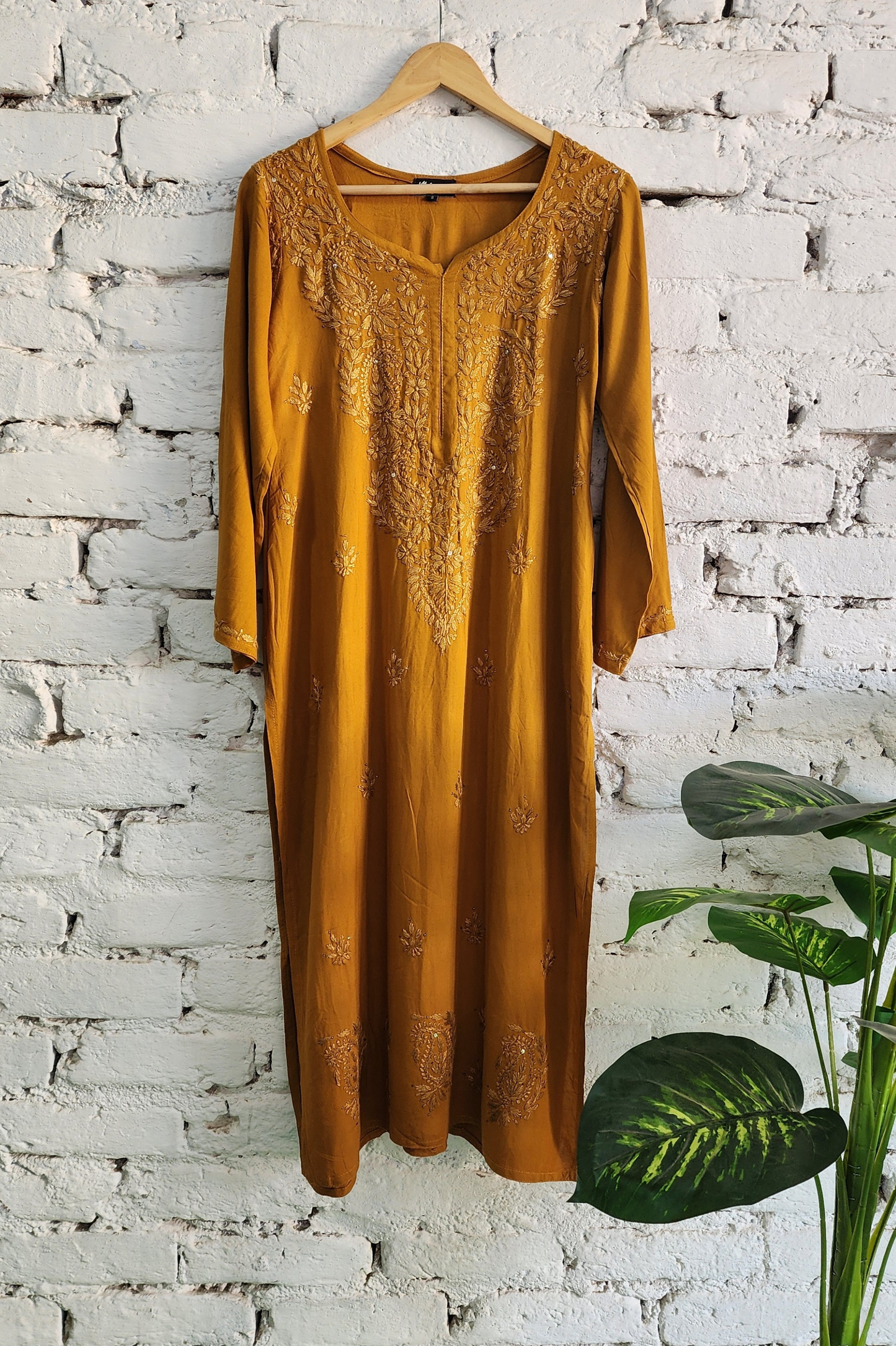 Chikankari Kurta Palazzo Set with Dupatta Cotton