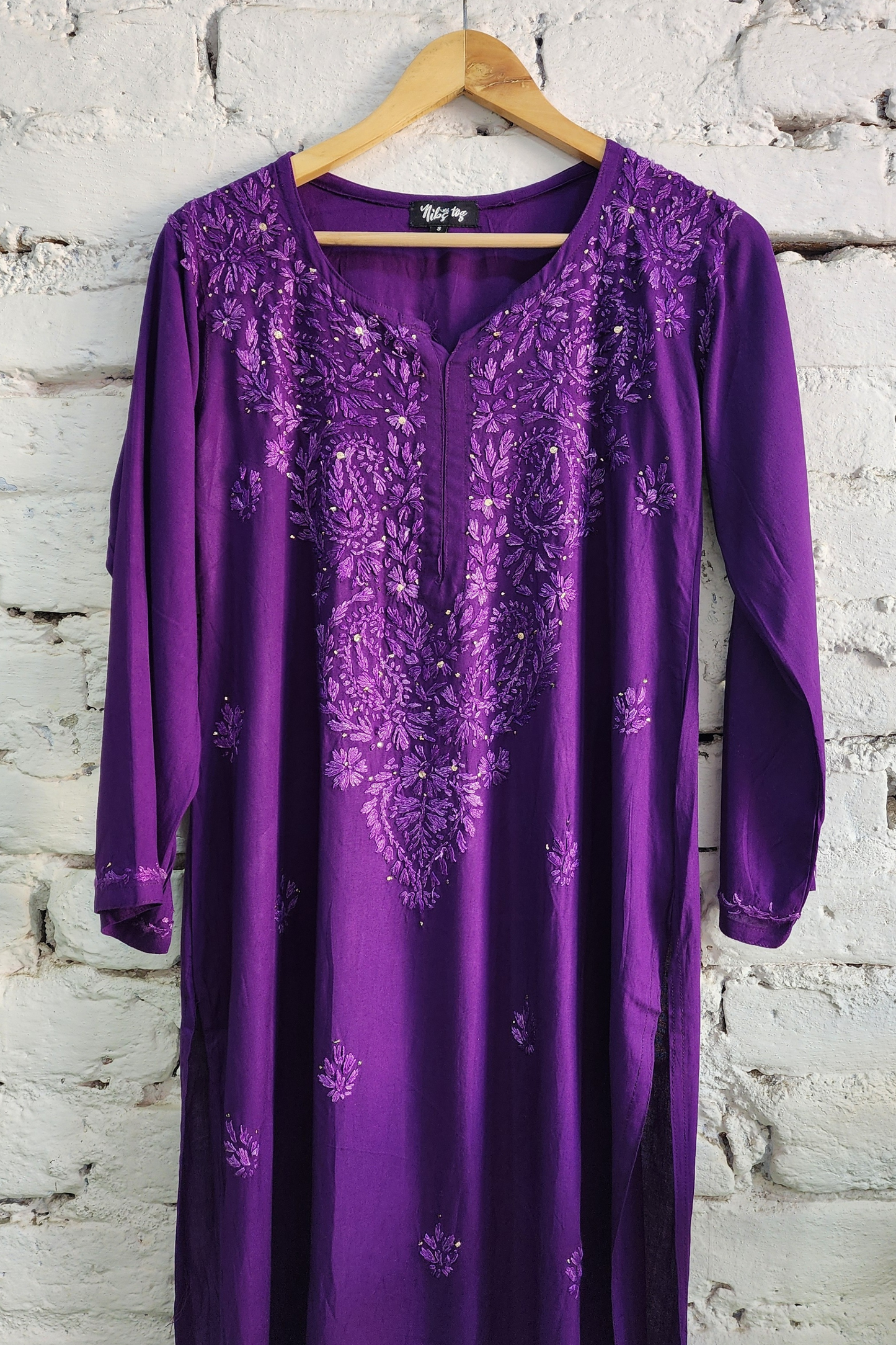 Chikankari Kurta Palazzo Set with Dupatta Cotton