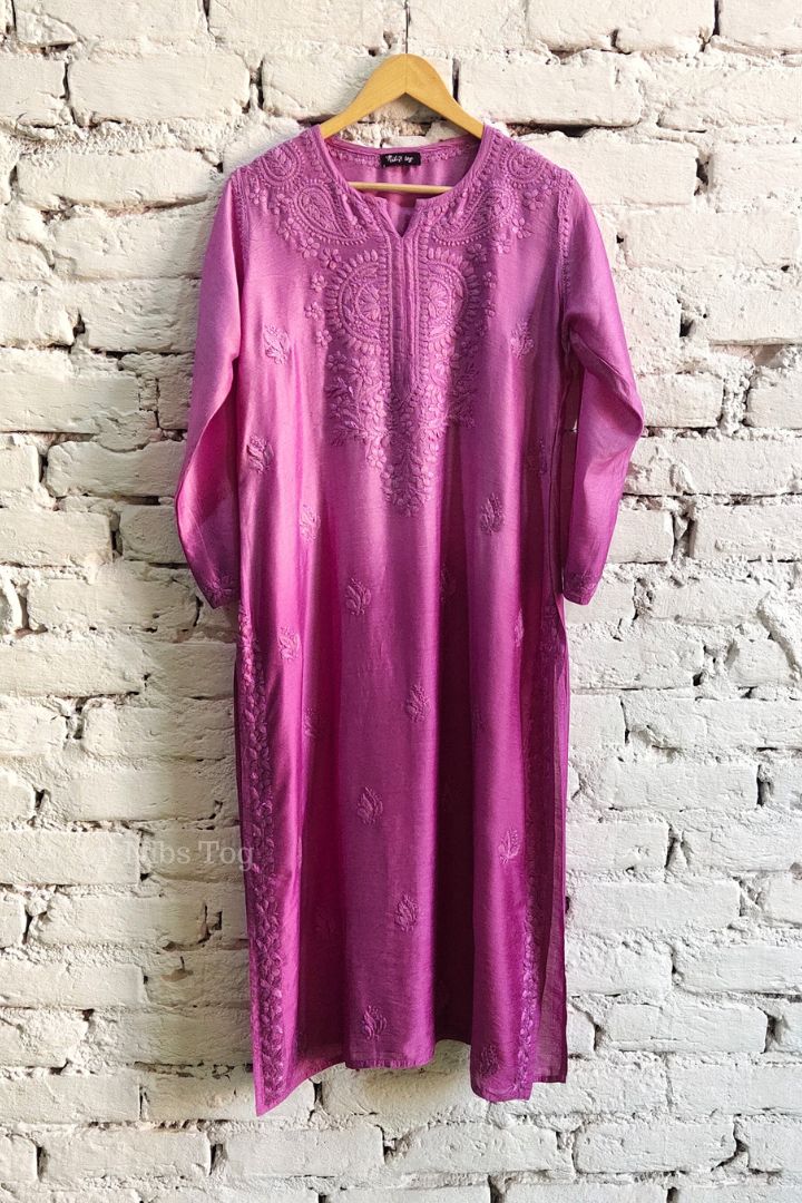 Ombre Purple Modal Silk Set