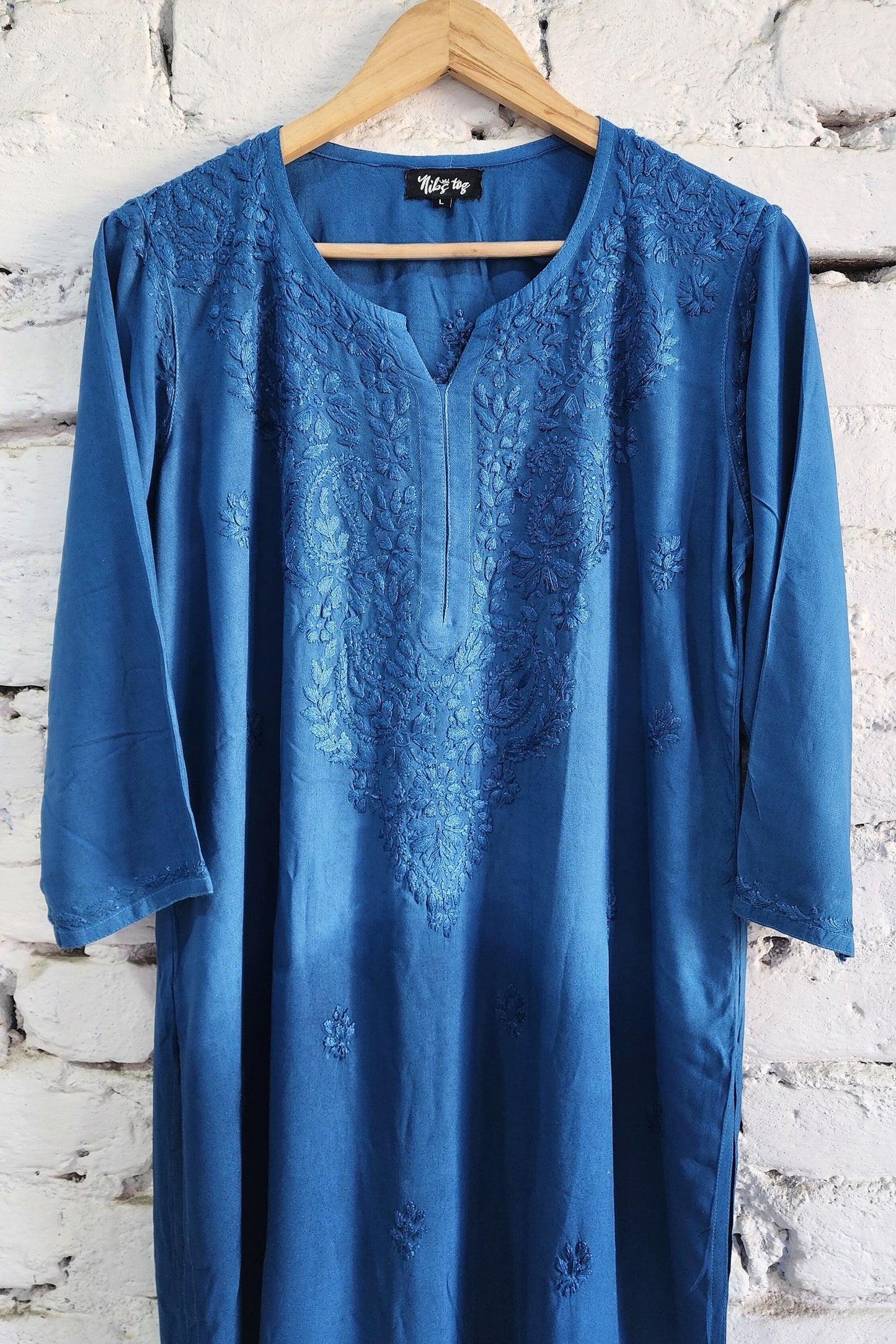 Ombre Kurta Palazzo Set with Dupatta