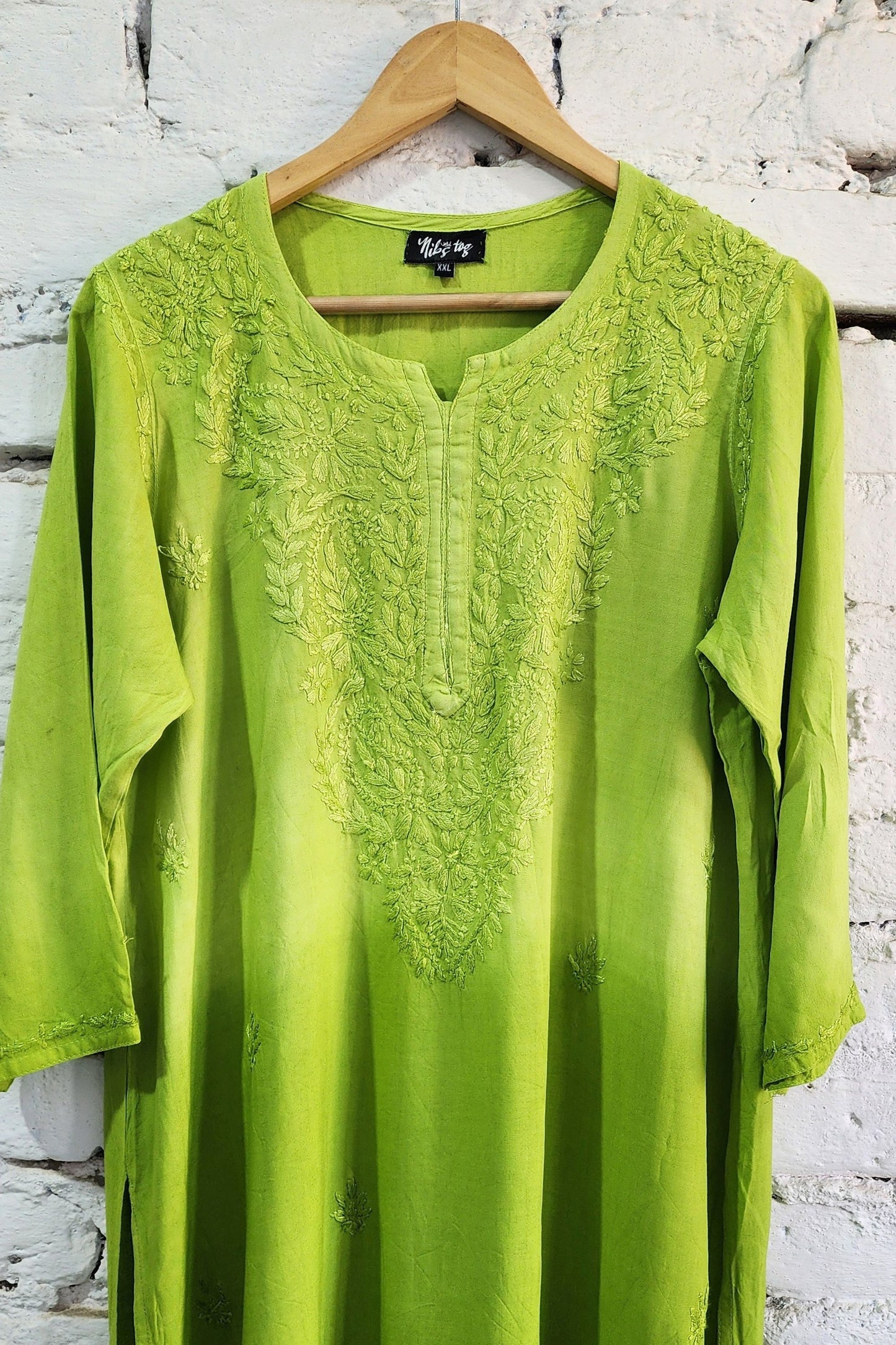 Ombre Kurta Palazzo Set with Dupatta