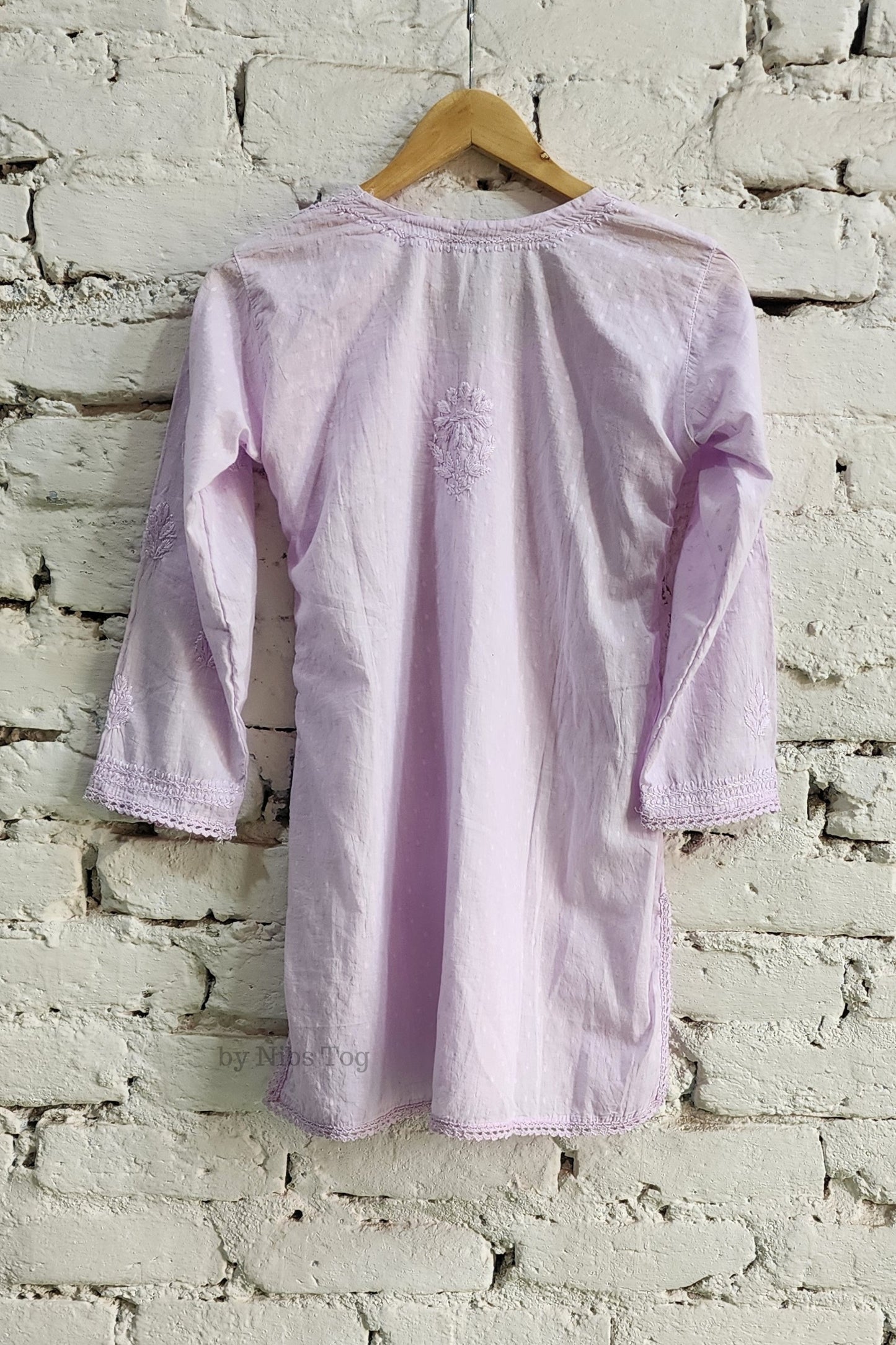 Anaya Mulmul Chikankari Short Kurta for Women