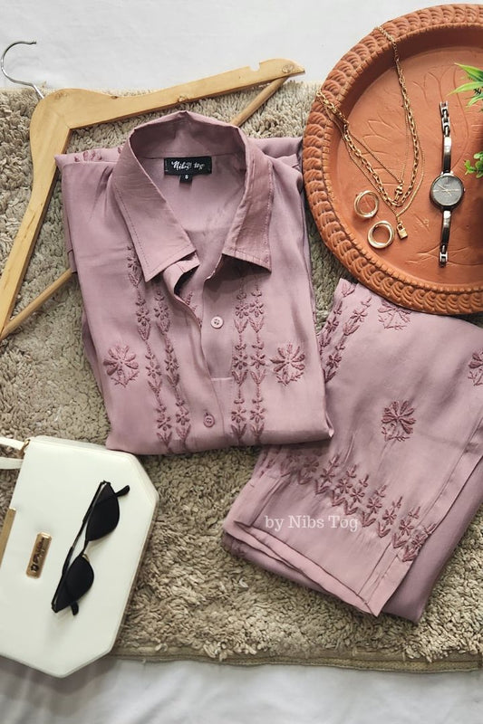 Chikankari Coord Set