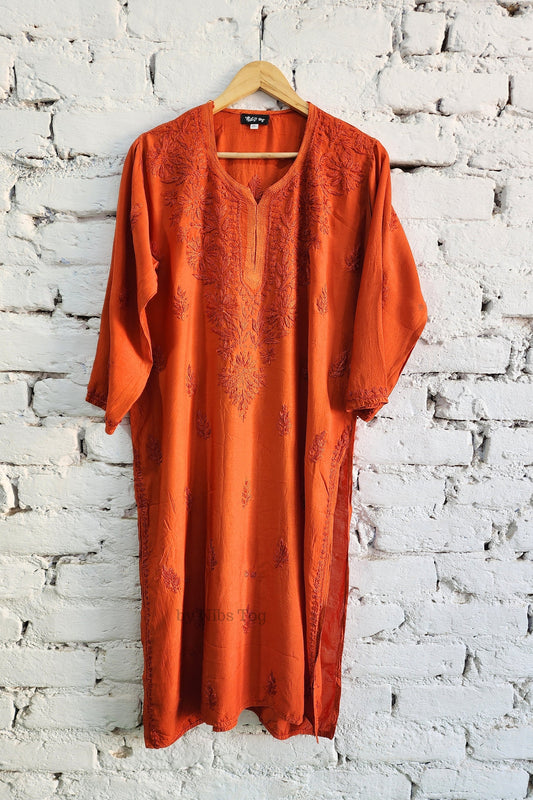 Afreen Muslin Cotton Chikankari Kurta