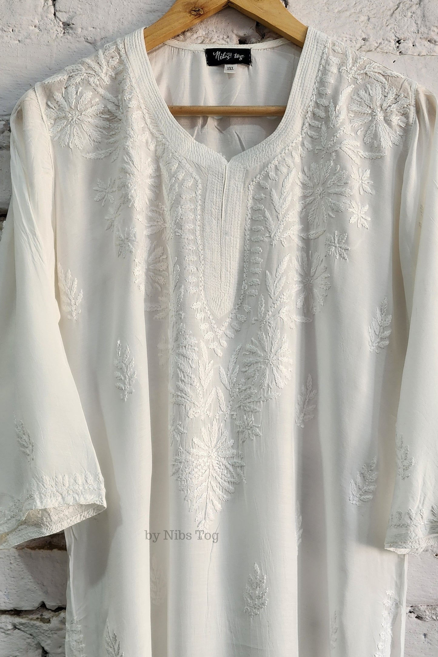 Afreen Muslin Cotton Chikankari Kurta