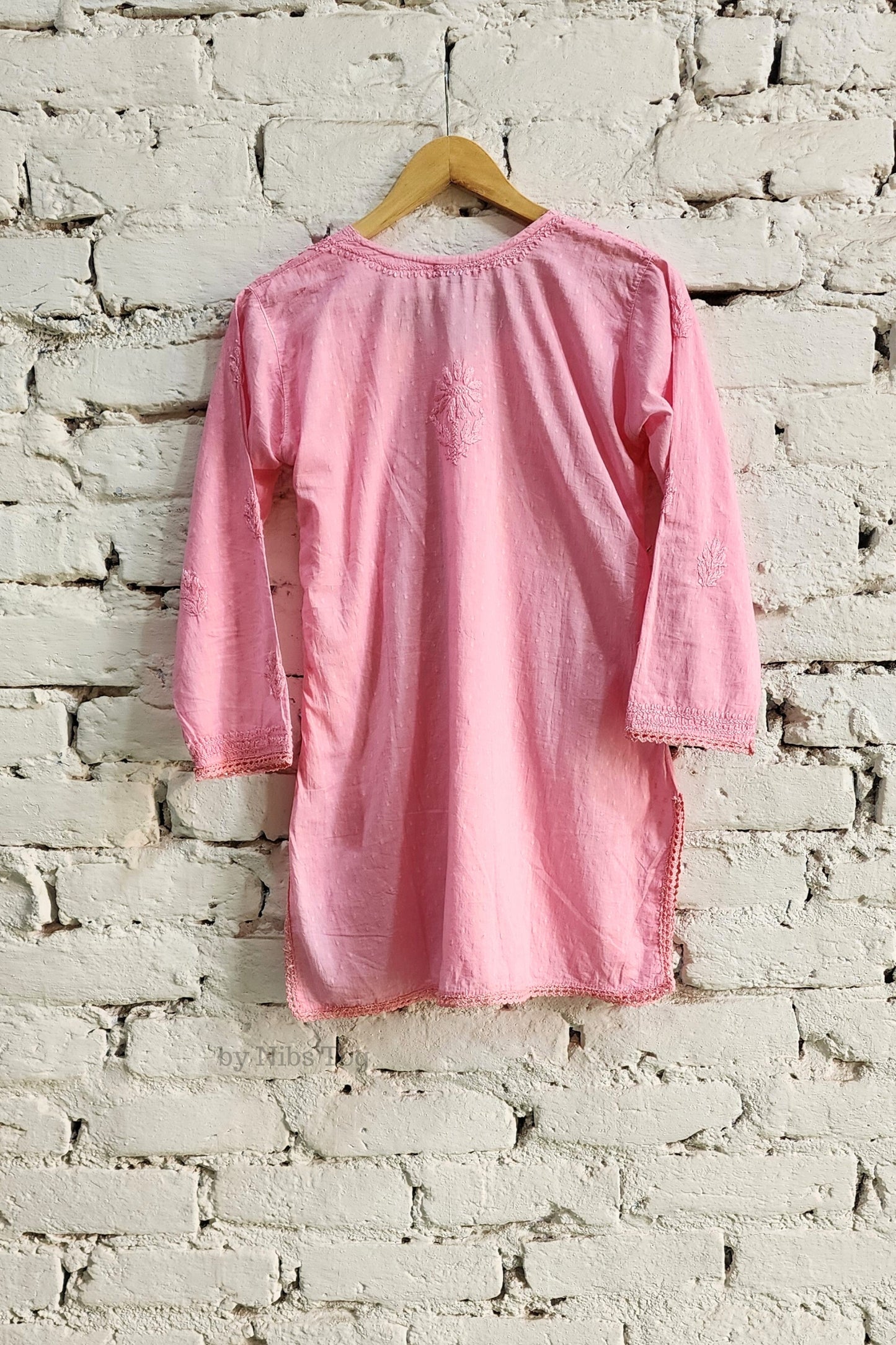 Anaya Mulmul Chikankari Short Kurta for Women