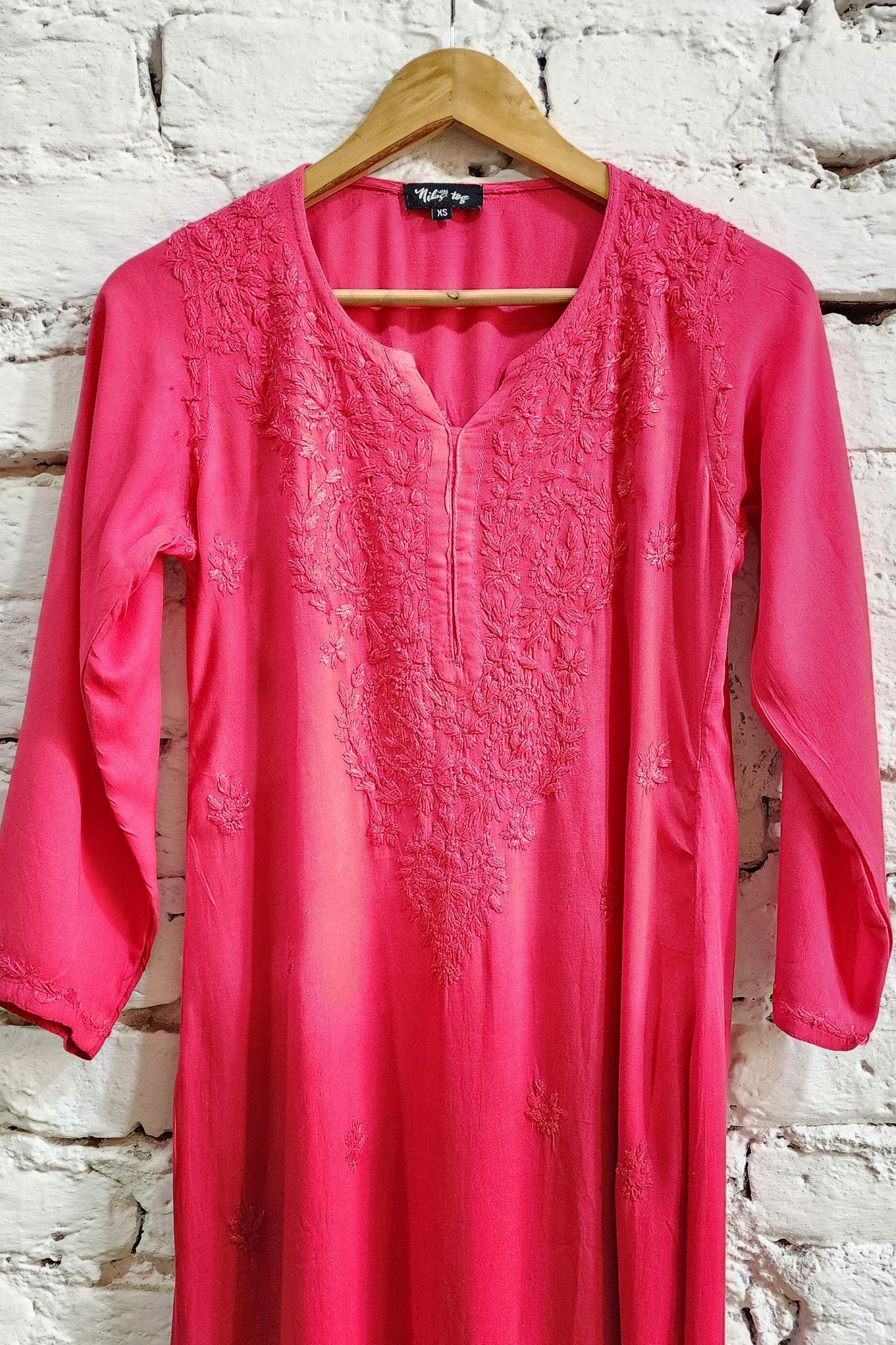 Ombre Kurta Palazzo Set with Dupatta