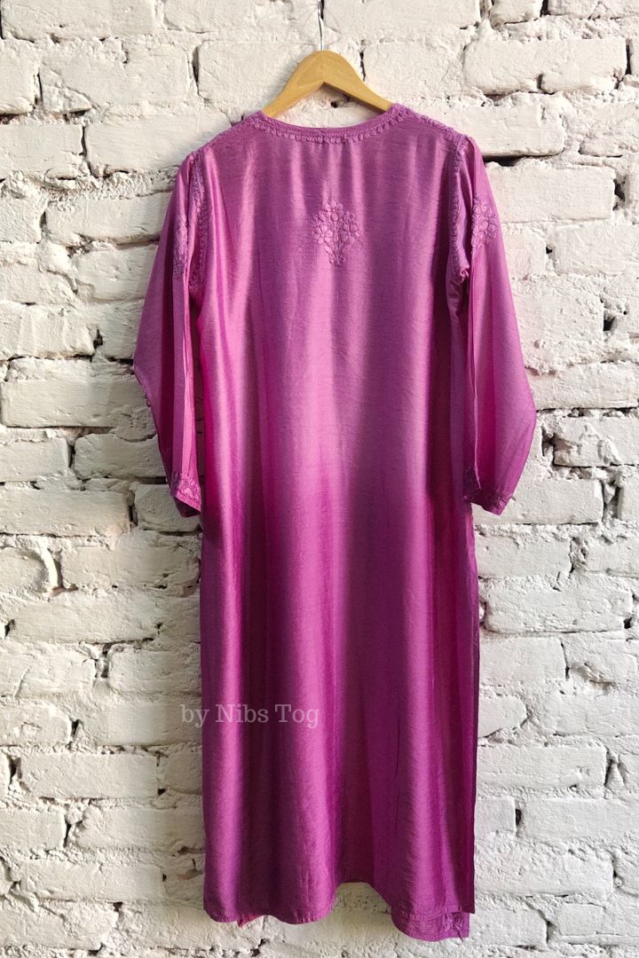 Ombre Purple Modal Silk Set