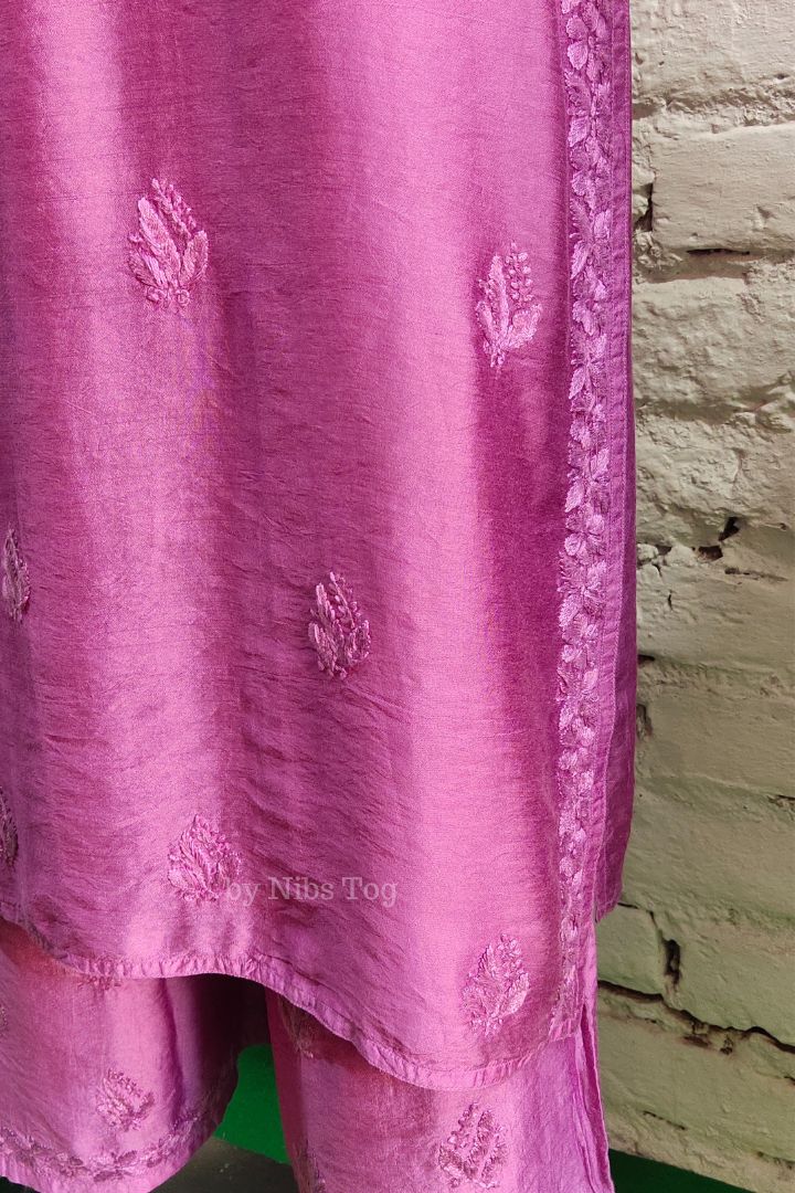 Ombre Purple Modal Silk Set