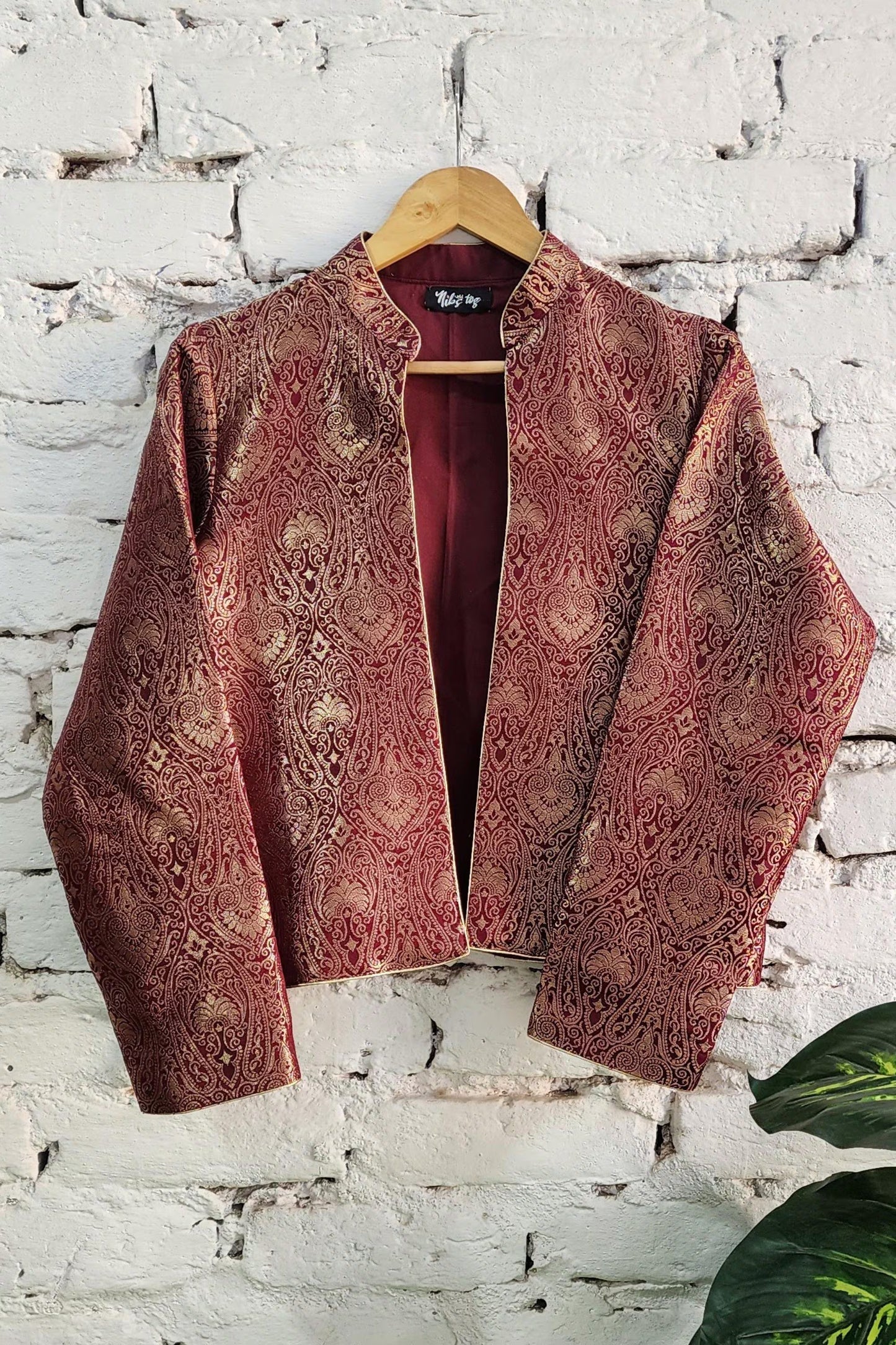 Banarasi Brocade Blazer Jacket
