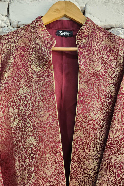 Banarasi Brocade Blazer Jacket