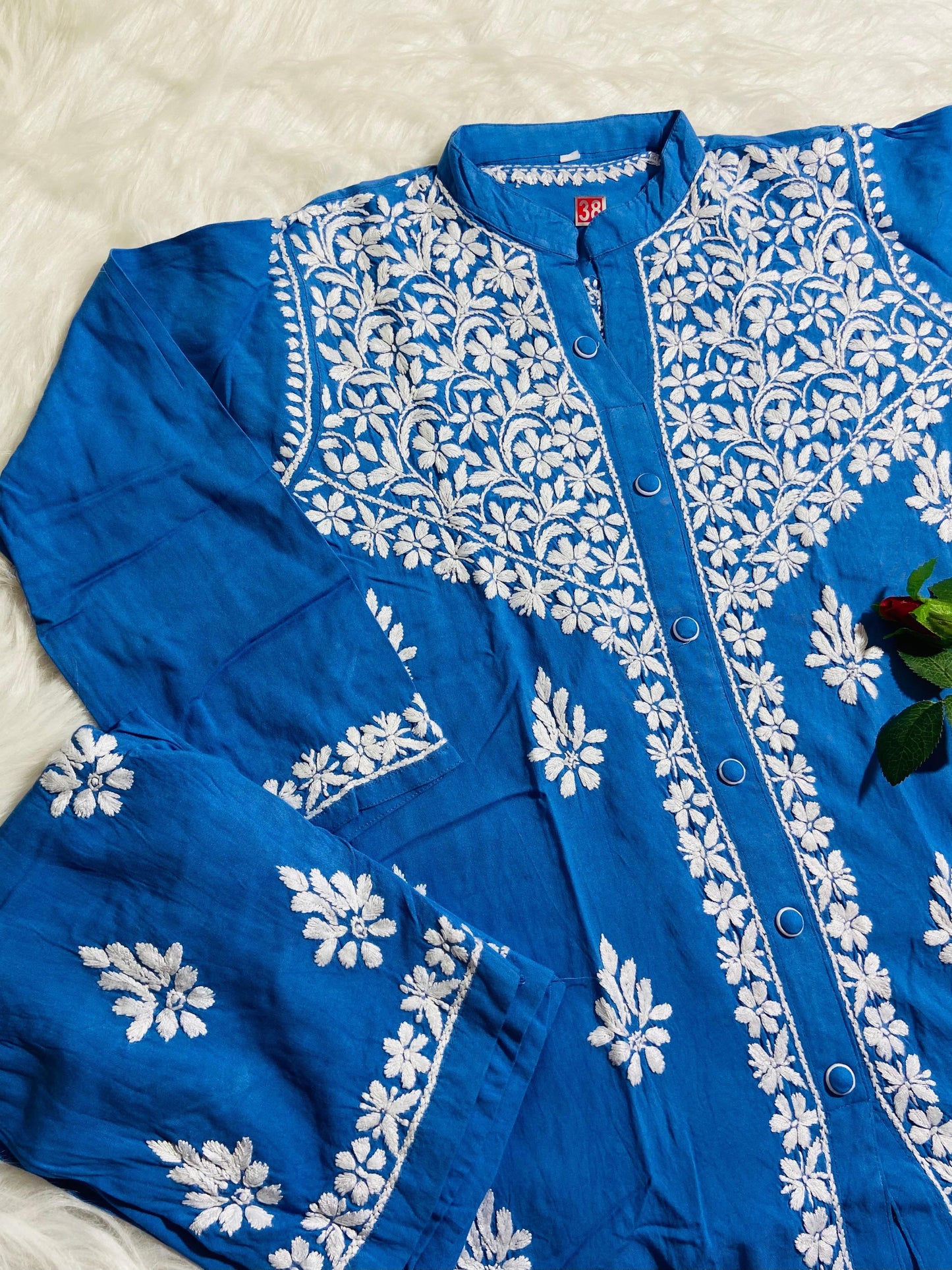 Farah Cotton Chikankari Co ord Set