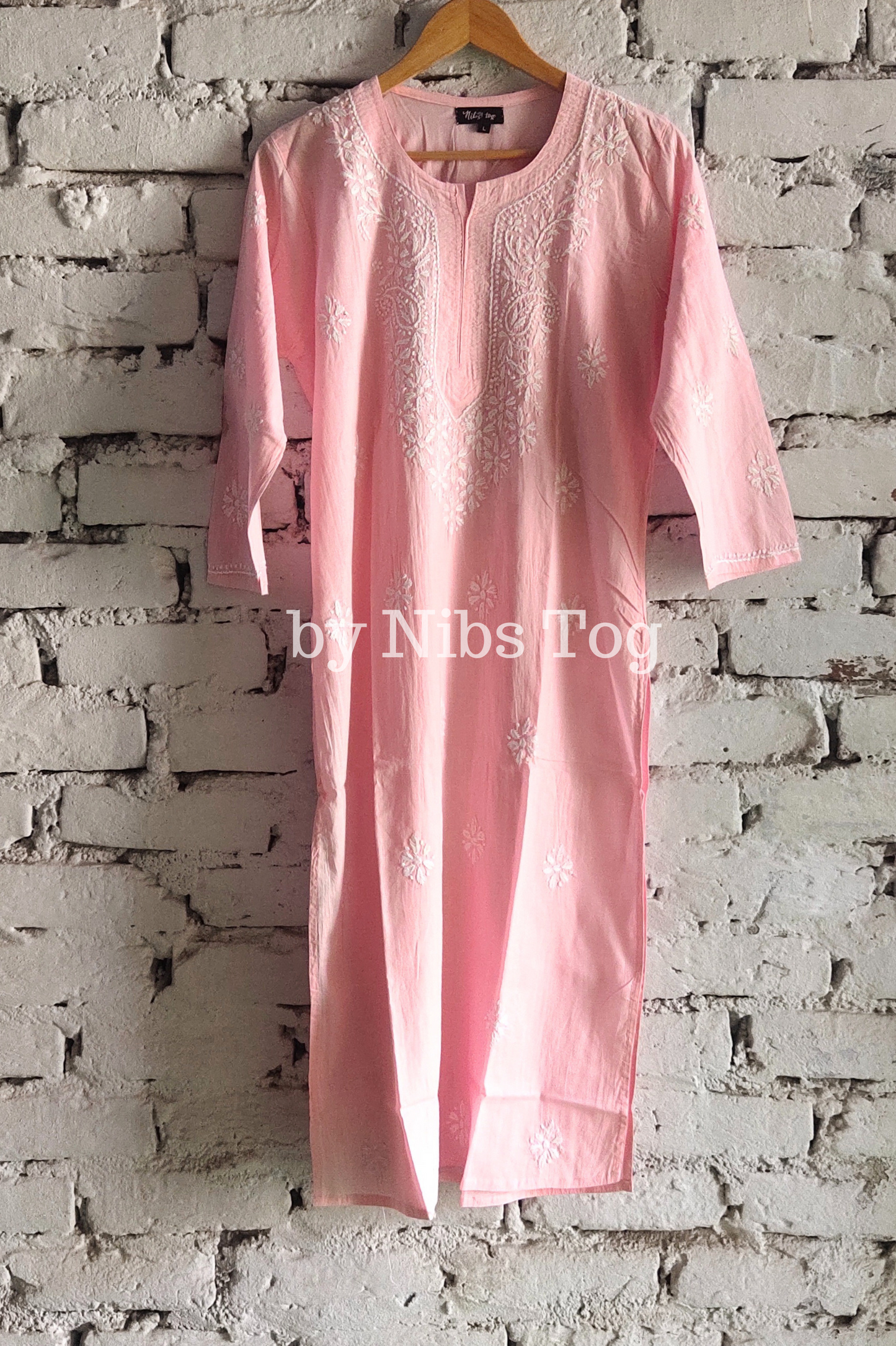 Sabab Cotton Chikankari Kurta for Women