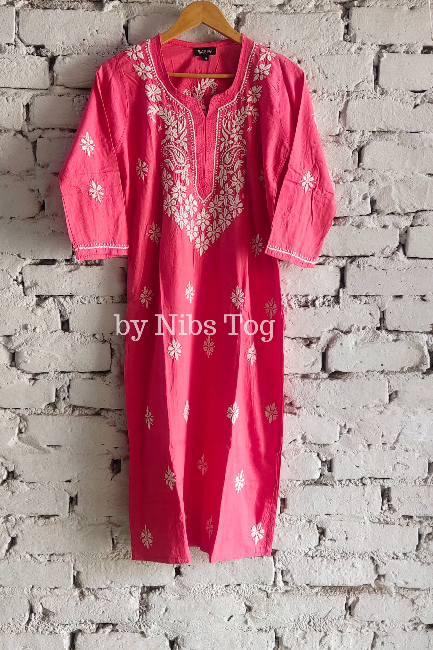 Sabab Cotton Chikankari Kurta for Women