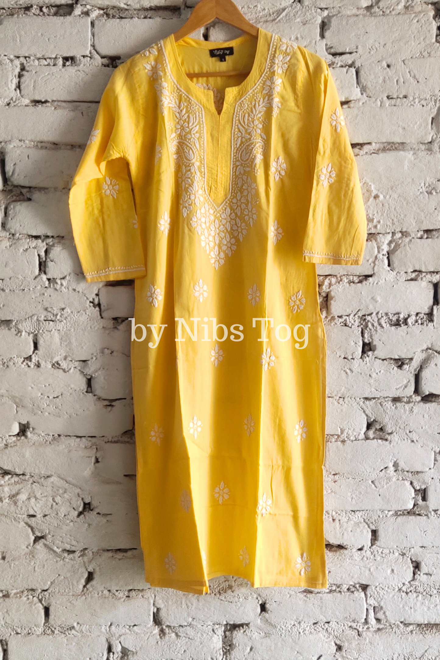 Sabab Cotton Chikankari Kurta for Women